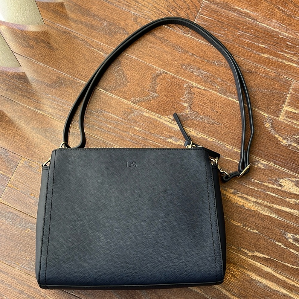 Lo & Sons Pearl Navy Saffiano